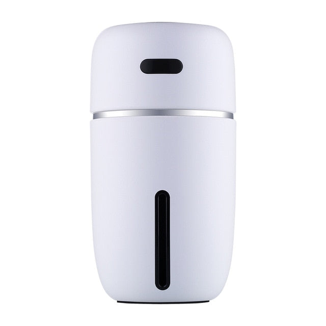 Portable LED Air Humidifier - Essential Oil Diffuser - Mini USB - Car Air Purifier - Ultrasonic Aromatherapy Diffuser USB