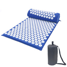 Load image into Gallery viewer, Needle Acupressure, Massage and Yoga Mat and Pillow Cushion Set for Anti-Stress and Pain Relief
