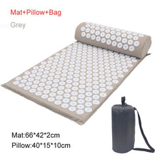 Load image into Gallery viewer, Needle Acupressure, Massage and Yoga Mat and Pillow Cushion Set for Anti-Stress and Pain Relief
