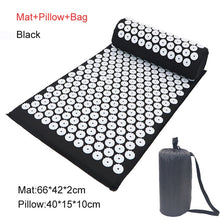 Load image into Gallery viewer, Needle Acupressure, Massage and Yoga Mat and Pillow Cushion Set for Anti-Stress and Pain Relief
