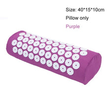 Load image into Gallery viewer, Needle Acupressure, Massage and Yoga Mat and Pillow Cushion Set for Anti-Stress and Pain Relief
