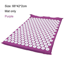 Load image into Gallery viewer, Needle Acupressure, Massage and Yoga Mat and Pillow Cushion Set for Anti-Stress and Pain Relief
